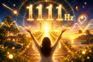 輝く道の先に広がる扉　1111hz