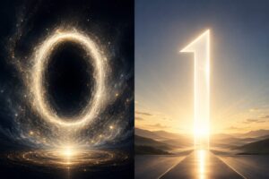 ０と１の光の世界
