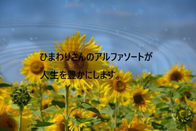 ひまわりさんのアファメーションで人生が変わりました。