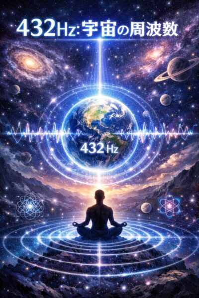 432hzは宇宙の周波数。宇宙や高次元と繋がり願望実現を手助けします。