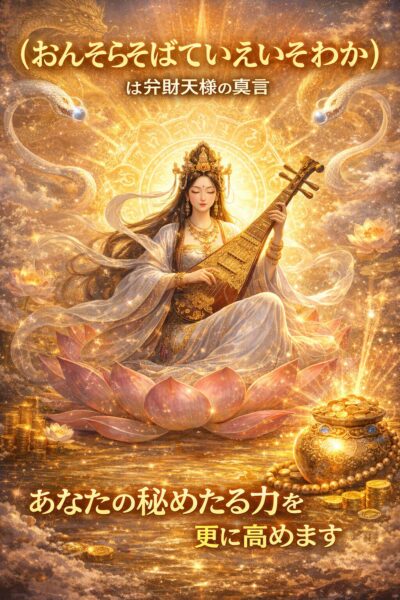 （おんそらそばていえいそわか）は弁財天様の真言。