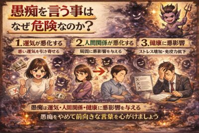 愚痴を言う事はなぜ危険なのか。その理由について説明します。