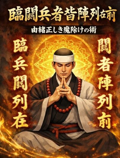 臨闘兵者皆陣列在前は由緒正しき魔除けの術。御祓い 効果