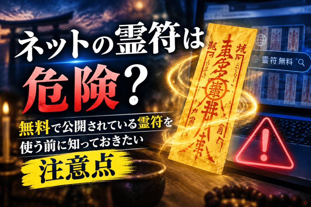 ネット霊符の危険性と注意点