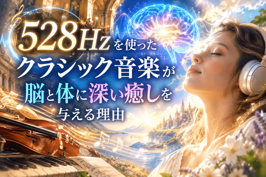 528Hzとクラシック音楽の癒し