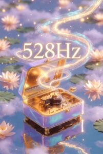 528hzをオルゴールにする事で綺麗な音色がリラックス効果を高める