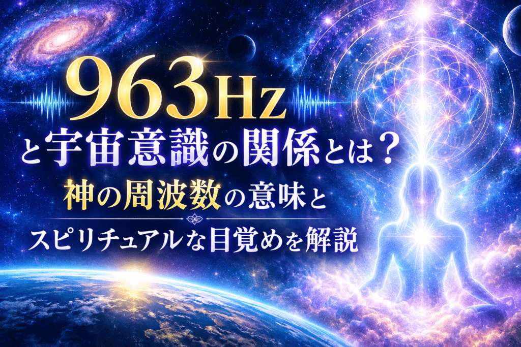 963Hzと宇宙意識の光瞑想