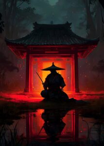 ai generated, samurai, warrior, japan, armor, sword, anime, man, war, katana, culture, luminosity, japanese, ninja, artwork, medieval, silhouette, fighter, battle, asian, anime, anime, anime, anime, anime