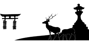 deer, landscape, nature, silhouette, japan, asian, animals, japan, japan, japan, japan, japan