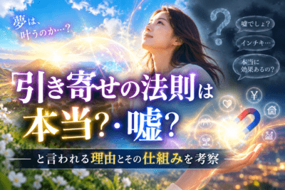 引き寄せの法則 本当？嘘？