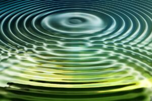 wave, concentric, waves circles, water, circle, nature, green water, green wave, green circle, green waves