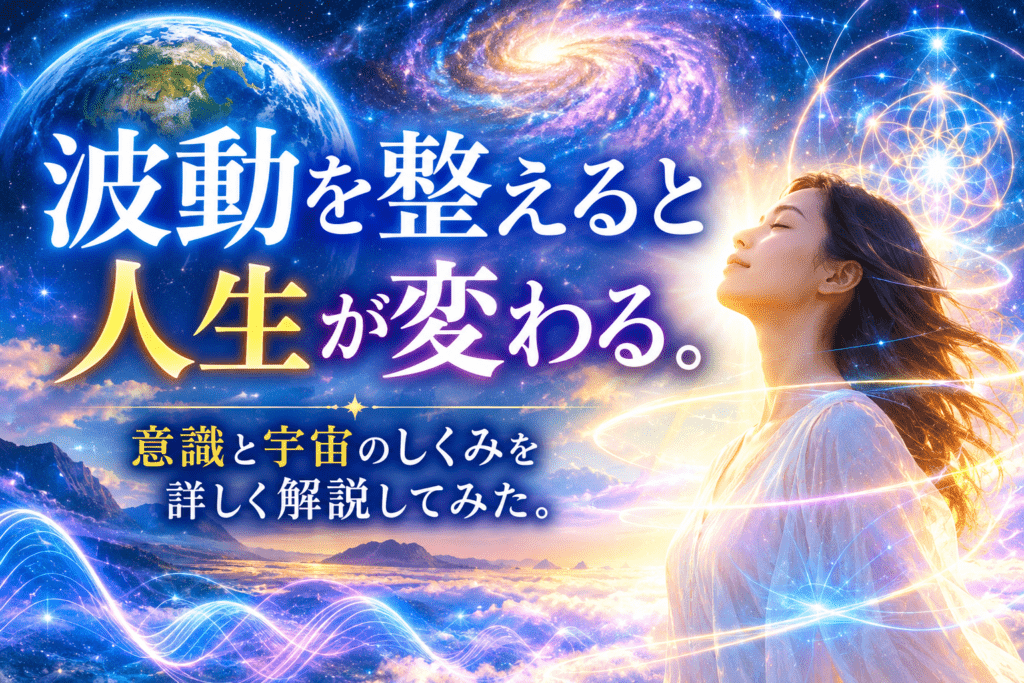 波動を整え、人生が変わる宇宙の光