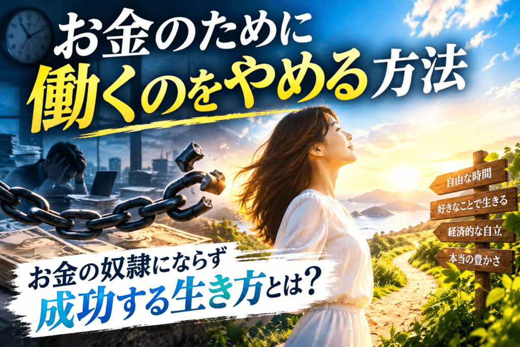 お金の鎖を断ち自由へ