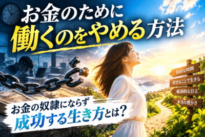 お金の鎖を断ち自由へ