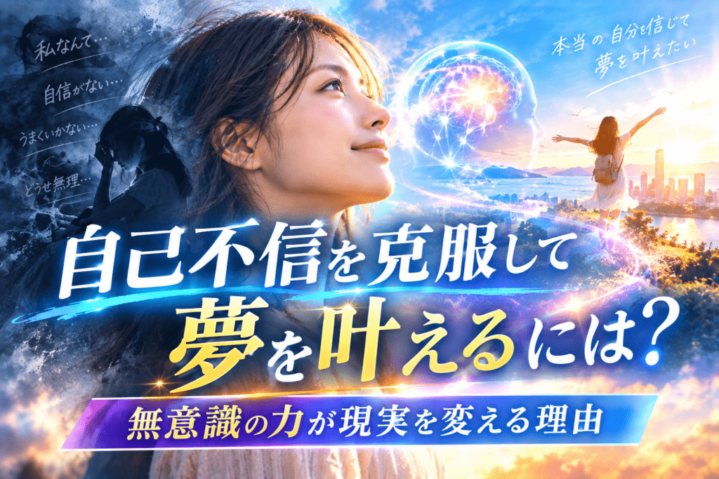 自己不信を越えて夢を叶える未来