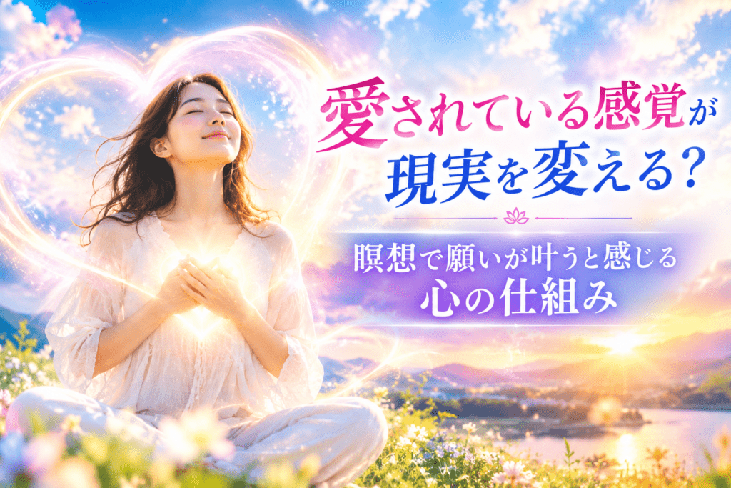 ハートの光に包まれる瞑想と願い