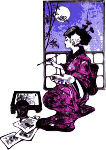 geisha, japan, woman, girl, artist, painter, sitting, geisha, geisha, geisha, geisha, geisha, japan, japan, japan, artist, artist, painter