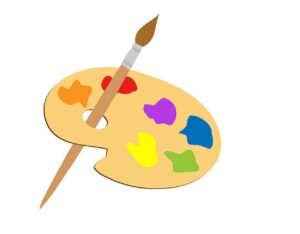 artists palette, palette, paint, paint daubs, brush, paint brush, palette, palette, palette, palette, palette, paint brush