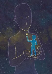 star, constellation, celestial, guide, cartoon, drawing, manga, comic, creativity, imagination, mood, cover, fairy tale