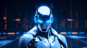 ai generated, robot, sci-fi, robotics, robotic, technology, future, cyborg, futuristic, artificial, wallpaper, blue