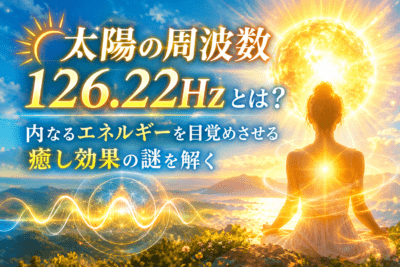 太陽の周波数126.22Hzと癒しの光