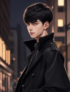 suspicious, boy, handsome boy, intimidating, downtown, mafia, gang, illegal, crime, fraud, villainous, evil, enemy, generated ai, narcissist, narcissism, handsome boy, handsome boy, enemy, enemy, enemy, enemy, enemy