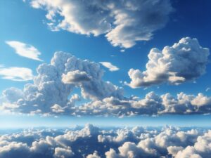 ai generated, sky, nature, clouds, cloudscape, heaven, fantasy, dusk, weather