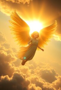 ai generated, angel, spiritual, religion, faith, aura, clouds, fantasy