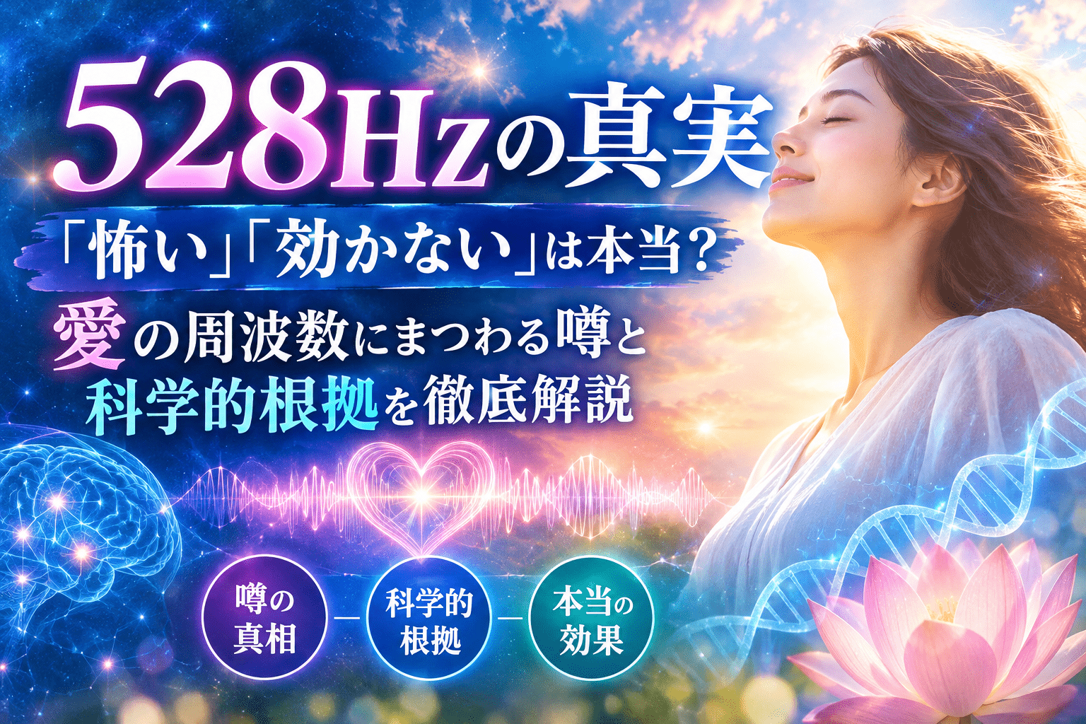 528Hzの真実と愛の周波数