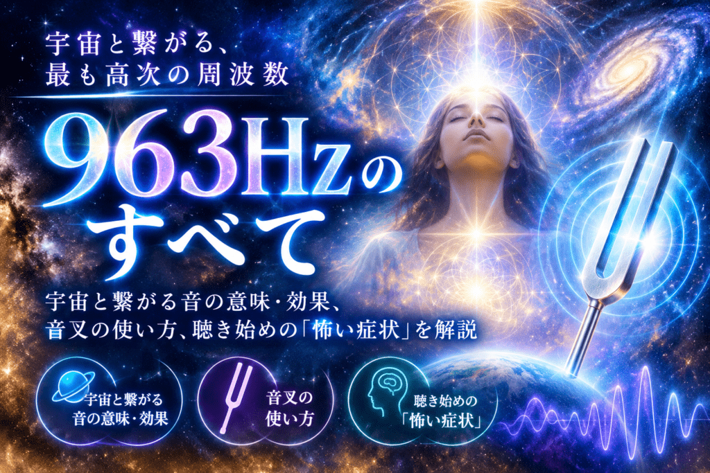 963Hzで宇宙と繋がる瞑想世界