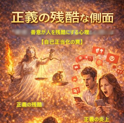 【正義の残酷な側面】「善意」がSNSで人を残酷にする心理とは？（自己正当化の罠）