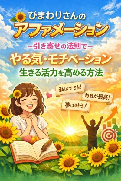 ひまわりさんのアファメーション｜引き寄せの法則でやる気・モチベーション・生きる活力を高める方法