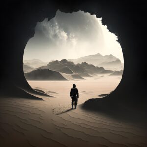 desert, cave, lonely, alone, planet, nature, explorer, lost