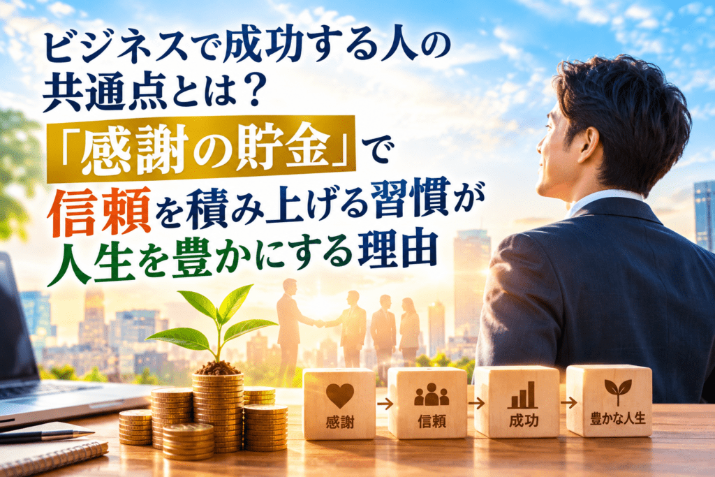 感謝と信頼が築く豊かな人生