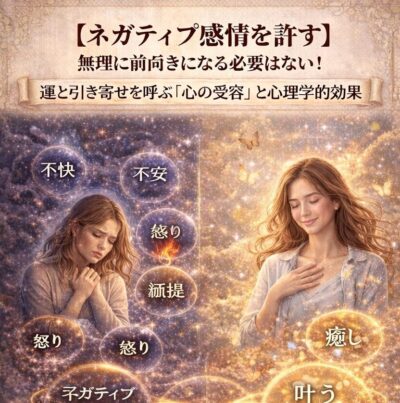 運と引き寄せを呼ぶ「心の受容」と心理学的効果