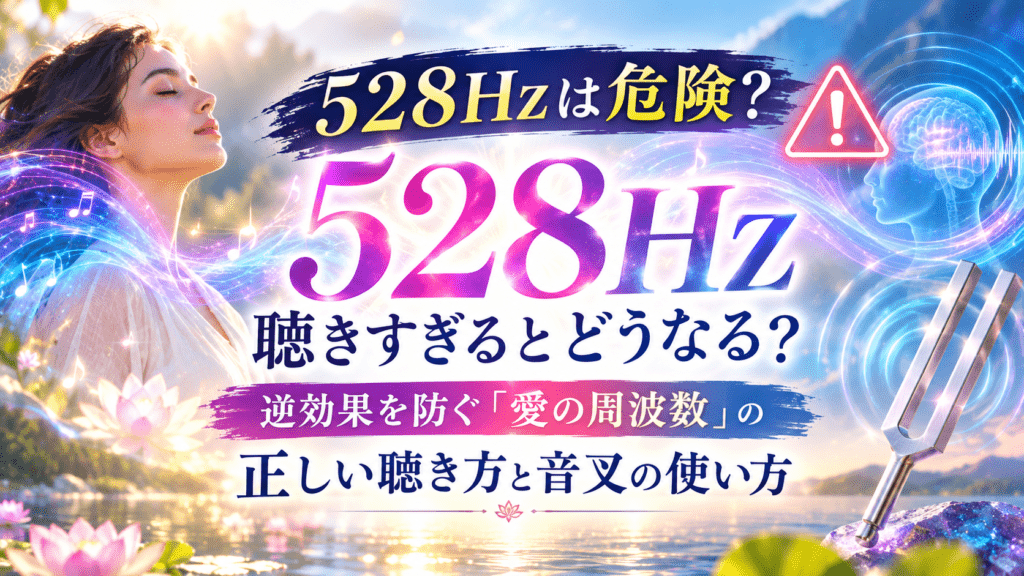 528Hzの危険性と正しい聴き方