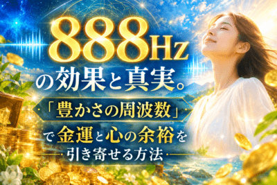 888Hz 豊かさを引き寄せる周波数