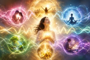 光とエネルギーの幻想的な調和