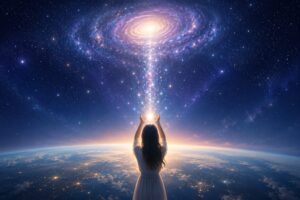 宇宙を見つめる儚い瞬間