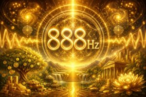 黄金のエネルギーと数字の調和888Hz