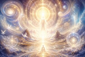 神聖な光の中の瞑想