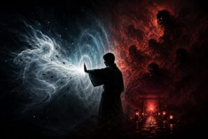 祓いの儀式:光と炎の境界