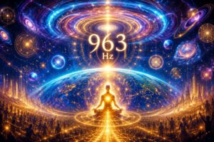 宇宙瞑想のビジョンと光 963hz
