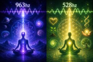瞑想とエネルギーの調和 963hz 528hz