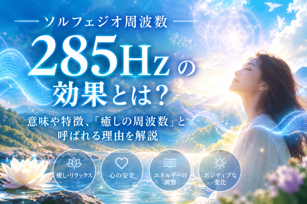 285Hz 癒しの周波数と静寂の風景