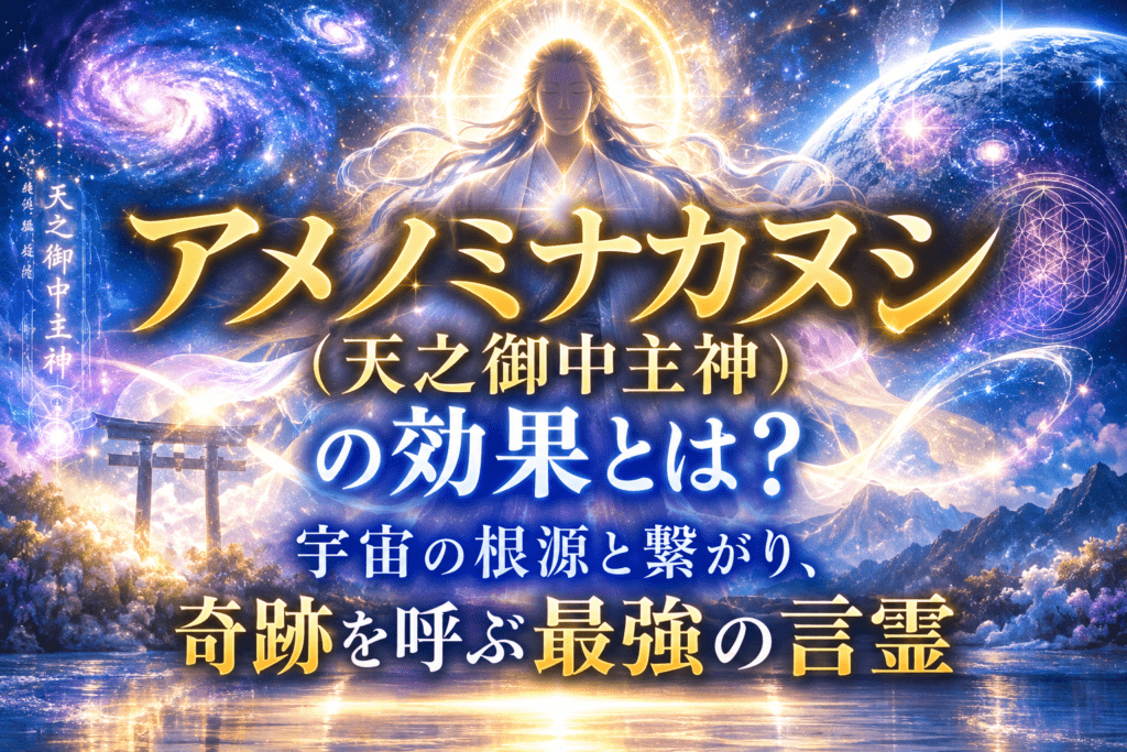 宇宙神アメノミナカヌシの奇跡