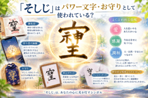 そしじの力と暮らしの彩り
