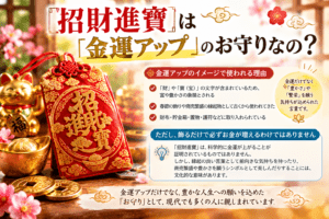 招財進寶と金運のお守り